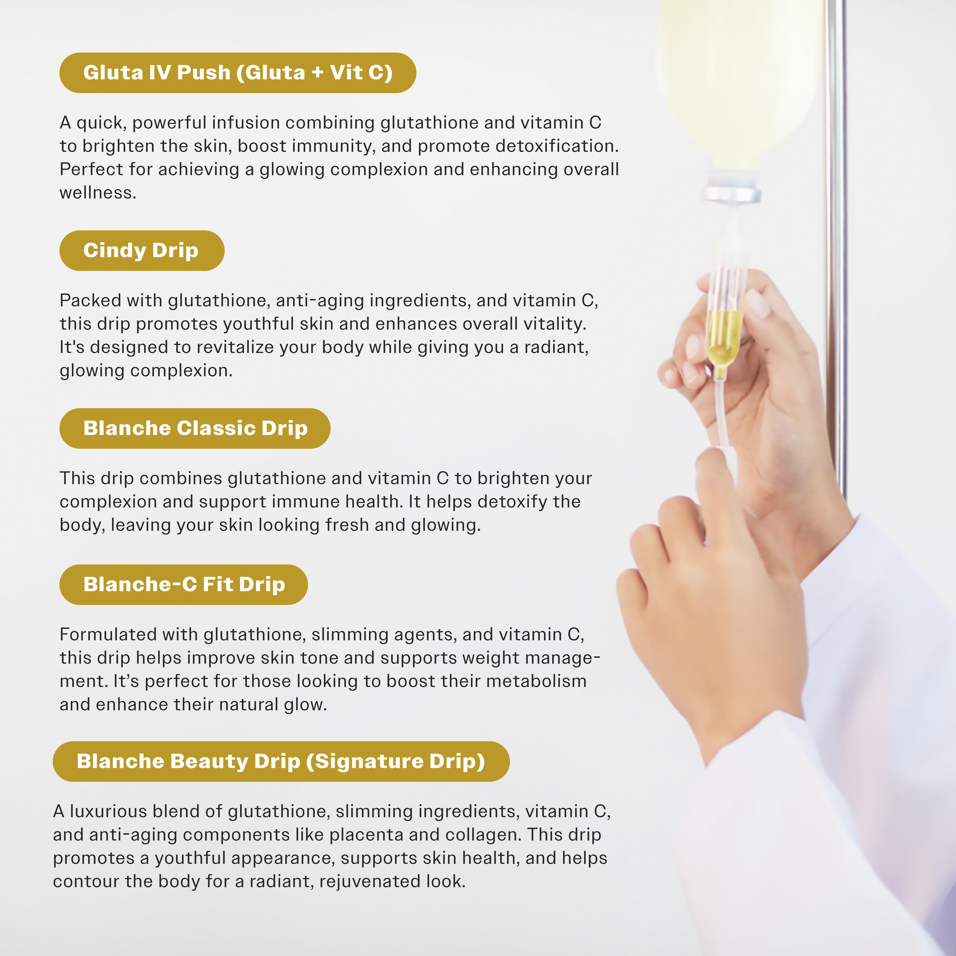 Gluta IV Therapy The Blanche Beauty Lounge- Shangrila Gluta IV Therapy The Blanche Beauty Lounge- Shangrila